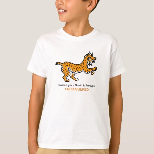 Cool Iberian LYNX - Wildlife - Tiergrafik - T-Shirt (Vorderseite)