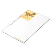 Cool Iberischer LYNX - gefährdetes Tier - Gelb Notizblock (angewinkelt)