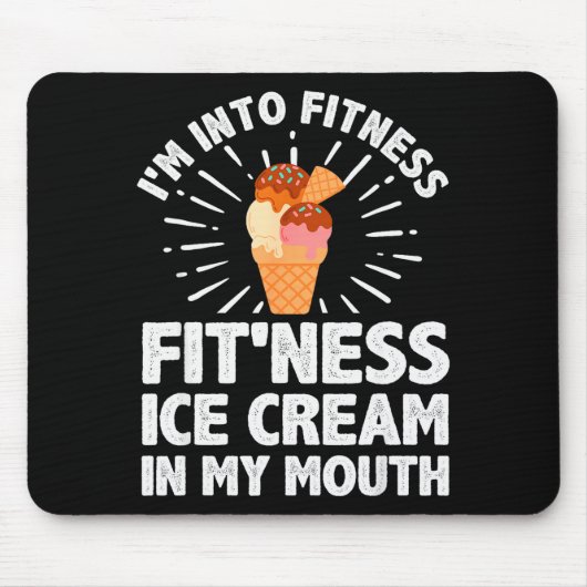 Cool Ice Cream Costume For Men Women Dessert Ice C Mousepad (Vorne)