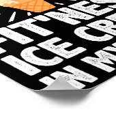 Cool Ice Cream Costume For Men Women Dessert Ice C Poster (Ecke)