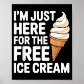 Cool Ice Cream Costume For Men Women Kids Adult Ic Poster (Vorne)