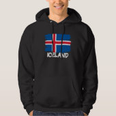 Cool Iceland Flag Hoodie (Vorderseite)