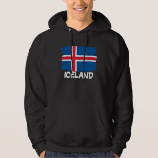 Cool Iceland Flag Hoodie