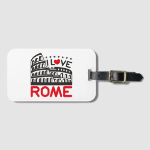 Cool Ich liebe Rom Italien Kolosseum Reise Gepäckanhänger