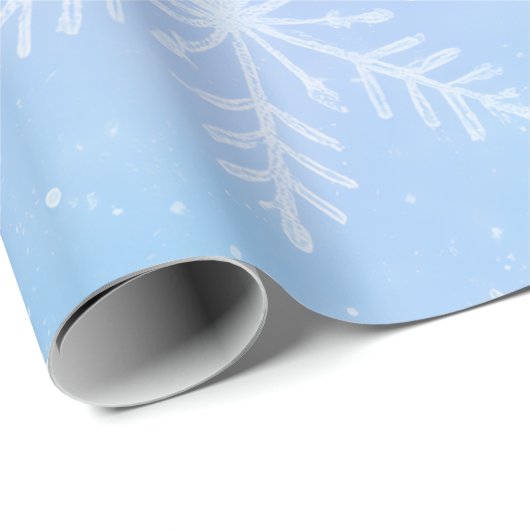 cool icy frozen wrapping paper geschenkpapier (Rolleneckpunkt)