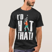 Cool Id Hit That Tennis Pun Tennis Players basketb T-Shirt (Vorderseite)