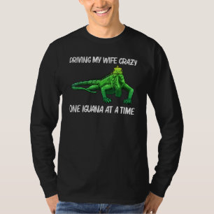 Cool Iguana für Männer Vater Leguan Reptil Herpeto T-Shirt