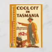 Cool in Tasmanien Postkarte (Vorderseite)