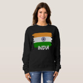 Cool India Flag Sweatshirt (Vorne ganz)
