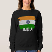 Cool India Flag Sweatshirt (Vorderseite)