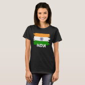 Cool India Flag T-Shirt (Vorne ganz)