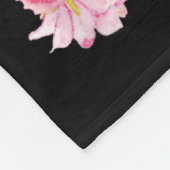 Cool Initial Alphabet Monogram Flowers Floral Lett Fleecedecke (Ecke)