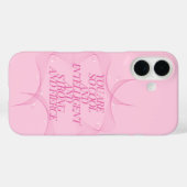 Cool, Intelligent, Stark, Furchtlos, Chefin, Rosa Case-Mate iPhone Hülle (Rückseite (Horizontal))