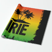Cool IRIE Jamaican Rastafarian fühlen sich gut Zit Geschenkpapier (Ungerollt)