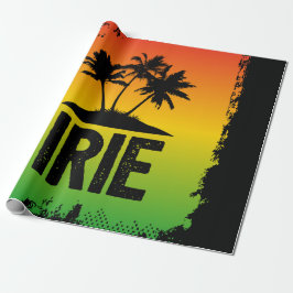 Cool IRIE Jamaican Rastafarian fühlen sich gut Zit Geschenkpapier