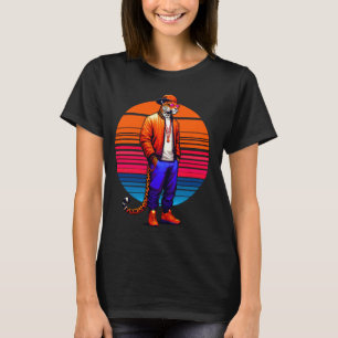 Cool Jaguar Modernes Urban Style Sunset Retro Art T-Shirt