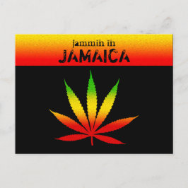 Cool Jammin in Jamaica Reggae Rasta Postcard Postkarte