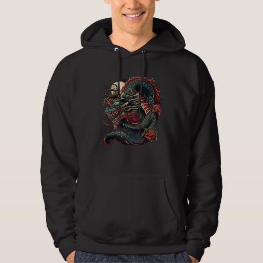 Cool Japanese Symbolism Hoodie (Vorderseite)