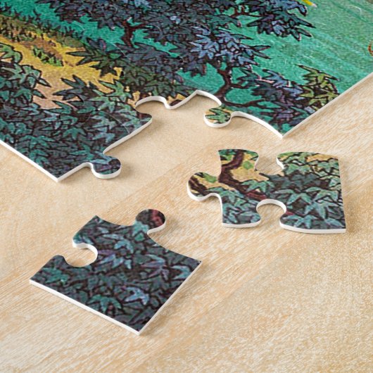 Cool japanese Ueno Shinobazu Pond Tsuchiya Koitsu Puzzle (Seite)