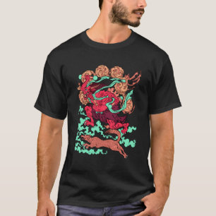 Cool Japanisch Oni Ogre Demon Kuniyoshi Monster Uk T-Shirt