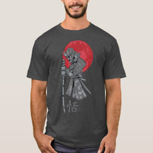 Cool Japanisch Samurai Letter Warrior Geschenk T T-Shirt