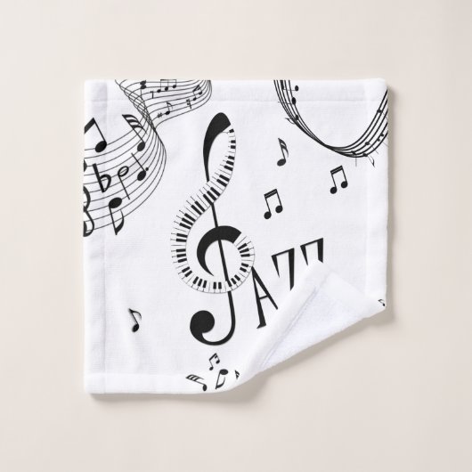 Cool Jazz Badhandtuch Set (Waschlappen)