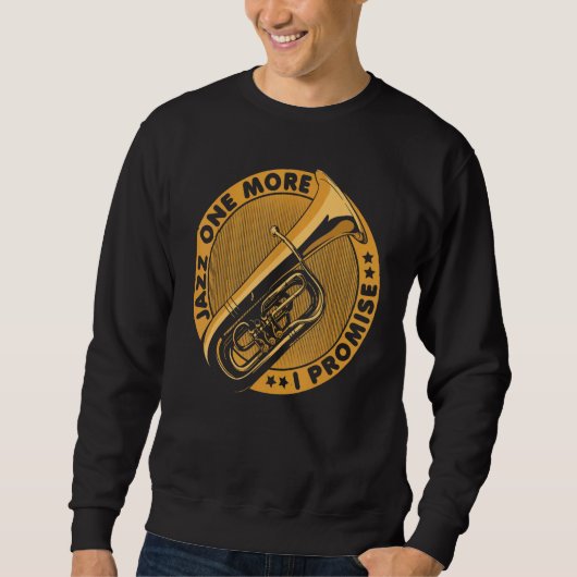 Cool Jazz  Classic Saxophone Player Music Lifestyl Sweatshirt (Vorderseite)