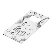 Cool Jazz Geldbeutel Flaschenöffner (Vorderseite Schrägansicht)