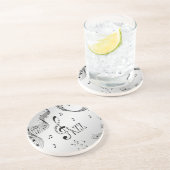 Cool Jazz Getränkeuntersetzer (Seite)