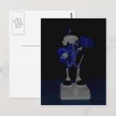 COOL JAZZ MAN POSTKARTE (Vorne/Hinten)