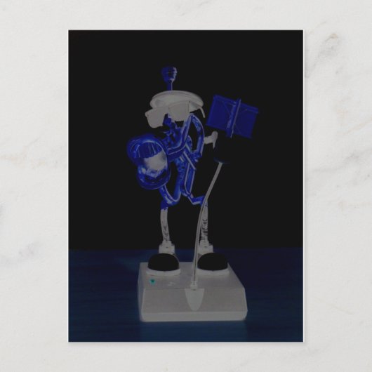 COOL JAZZ MAN POSTKARTE (Vorderseite)