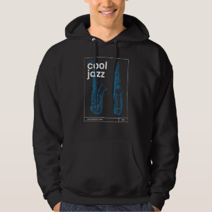 cool Jazz mit Saxophon Poster Design T-Shirt Hoodie