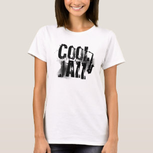 cool Jazz-Musik-Logo T-Shirt