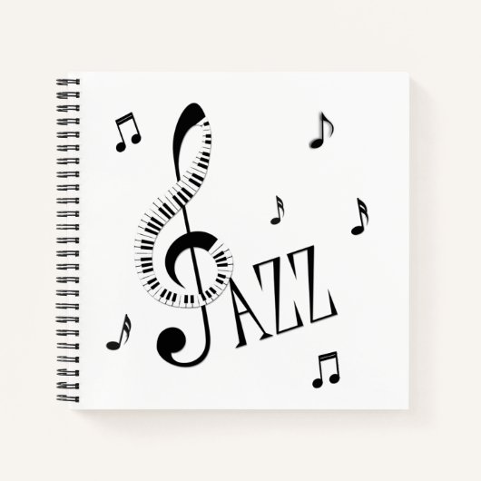 Cool Jazz Notizblock (Vorderseite)