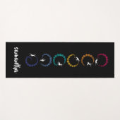 Cool Jazz Trumpet Musician Yogamatte (Vorderseite (Horizontal))