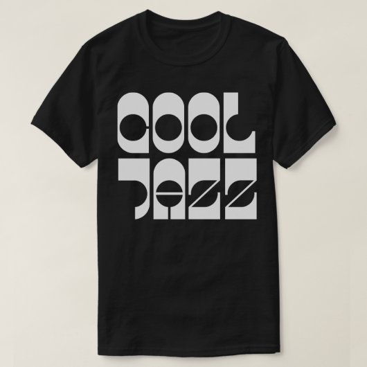Cool Jazztypografie T-Shirt (Design vorne)