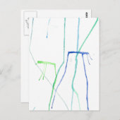 Cool Jelly Fish Postkarte (Vorne/Hinten)