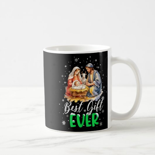 Cool Jesus Nativity Scene Christian Ever Christmas Kaffeetasse (Rechts)