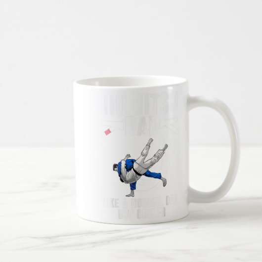 Cool Jiu Jitsu Kunst für Vater Pater Bjj Brasilian Kaffeetasse (Rechts)
