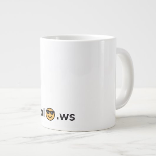 cool Jumbo-Tasse (Vorderseite Rechts)