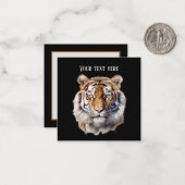 Cool jungle tiger lovers add text mitteilungskarte (Vorderseite/Rückseite Beispiel)