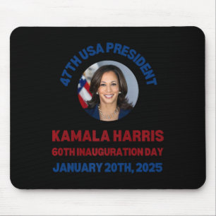 Cool Kamala Harris 2024 Einweihungstag Souvenir Mousepad