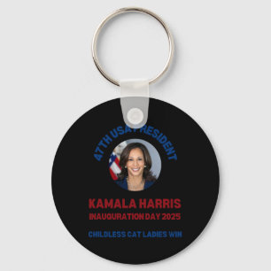 Cool Kamala Harris 2024 Einweihungstag Win Natio Schlüsselanhänger
