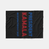 Cool Kamala Harris 2024 Women Win Inauguration Day Fleecedecke (Vorderseite (Horizontal))