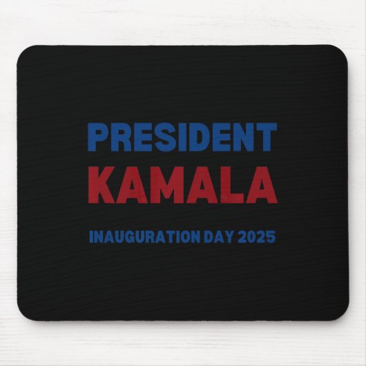 Cool Kamala Harris 2024 Women Win Inauguration Day Mousepad (Vorne)