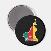 Cool Kamerun Magnet (Vorderseite/Rückseite)