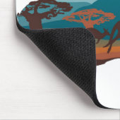 Cool Kangaroo Australien Reiseunterstützung Austra Mousepad (Ecke)
