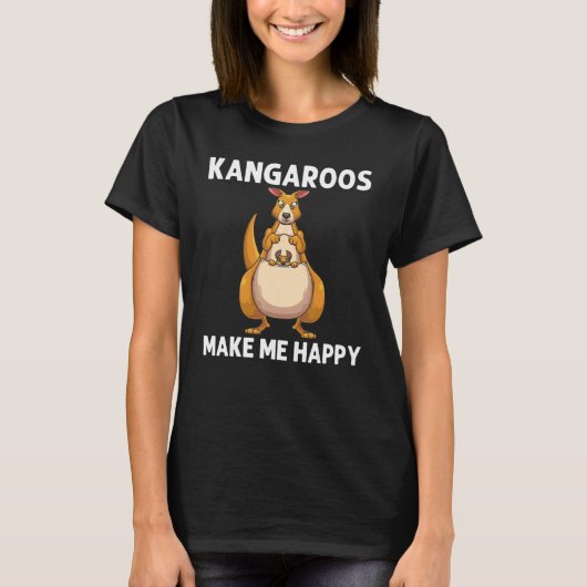 Cool Kangaroo For Men Women Autralian Kangaroo Mar T-Shirt (Vorderseite)