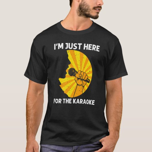 Cool Karaoke For Men Women Singer Karaoke Machine T-Shirt (Vorderseite)