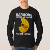 Cool Karaoke For Men Women Singer Karaoke Machine T-Shirt (Vorderseite)